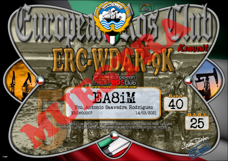 ERC-WDAR-9K Award