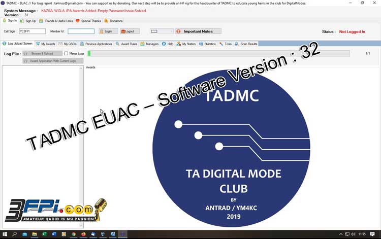Update Software Aplikasi EUAC TADMC – TA Digital Mode Club Award