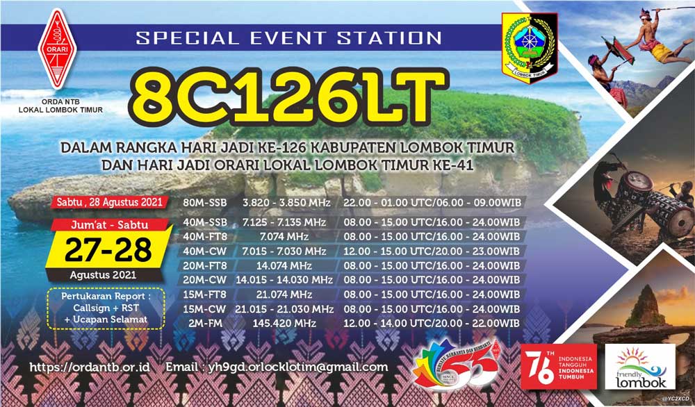 Special Call 8C126LT Orari Lokal Lombok Timur