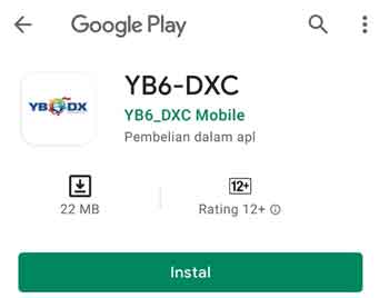 Aplikasi Android YB6_DXCommunity